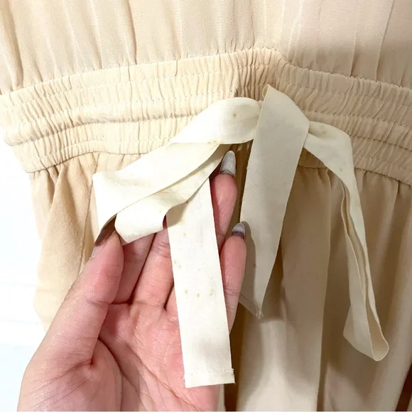 Aritzia x Wilfred • blush pink 100% silk dress sz XS - Picture 5 of 7